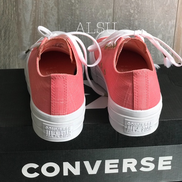 Converse Ctas Lift OX Canvas Driftwood Pink W - Picture 4 of 9